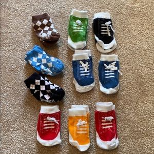 Lot 10 Pairs Trumpette Socks 0-12 Months